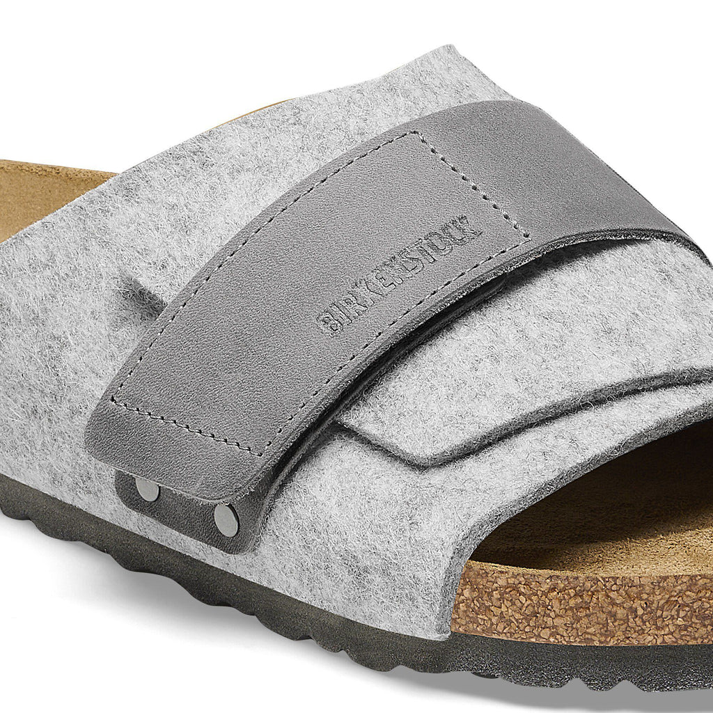 Kyoto Leather/Textile/Felt Light Gray