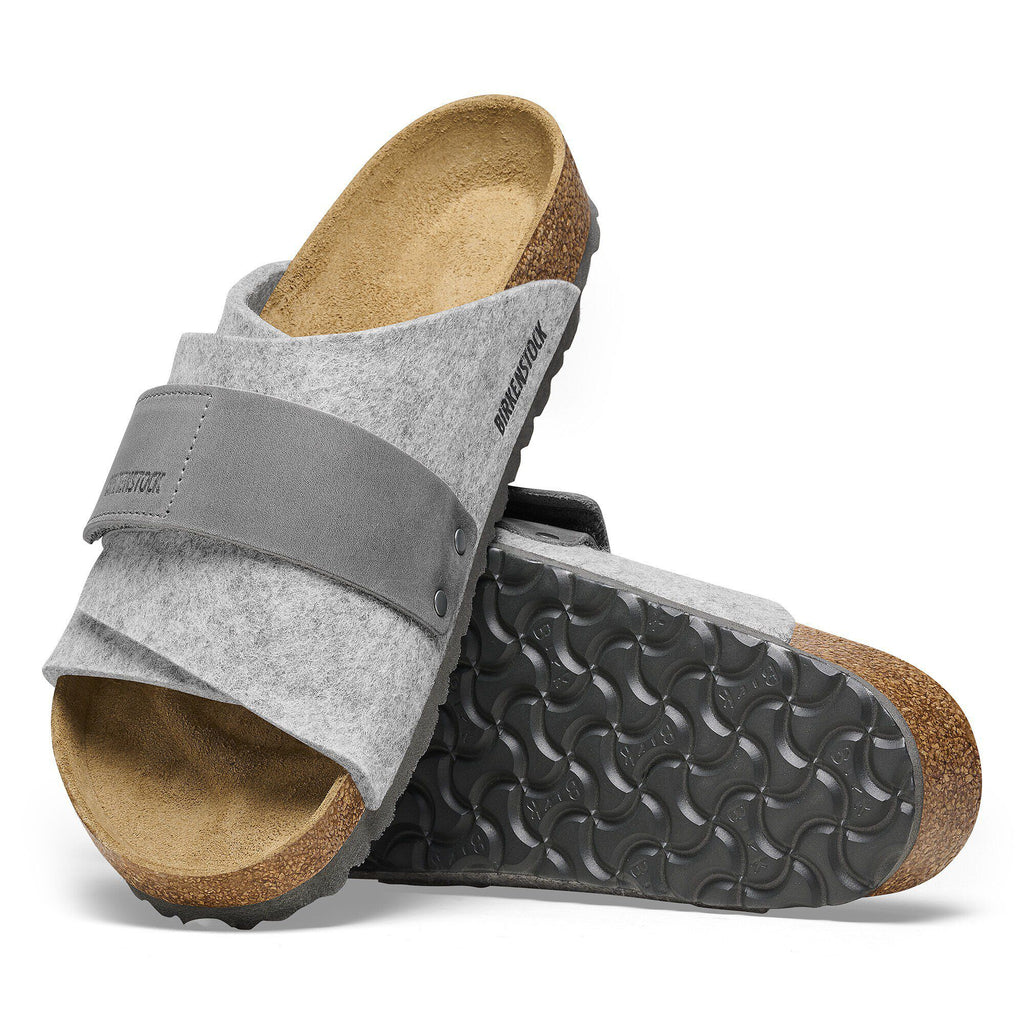 Kyoto Leather/Textile/Felt Light Gray