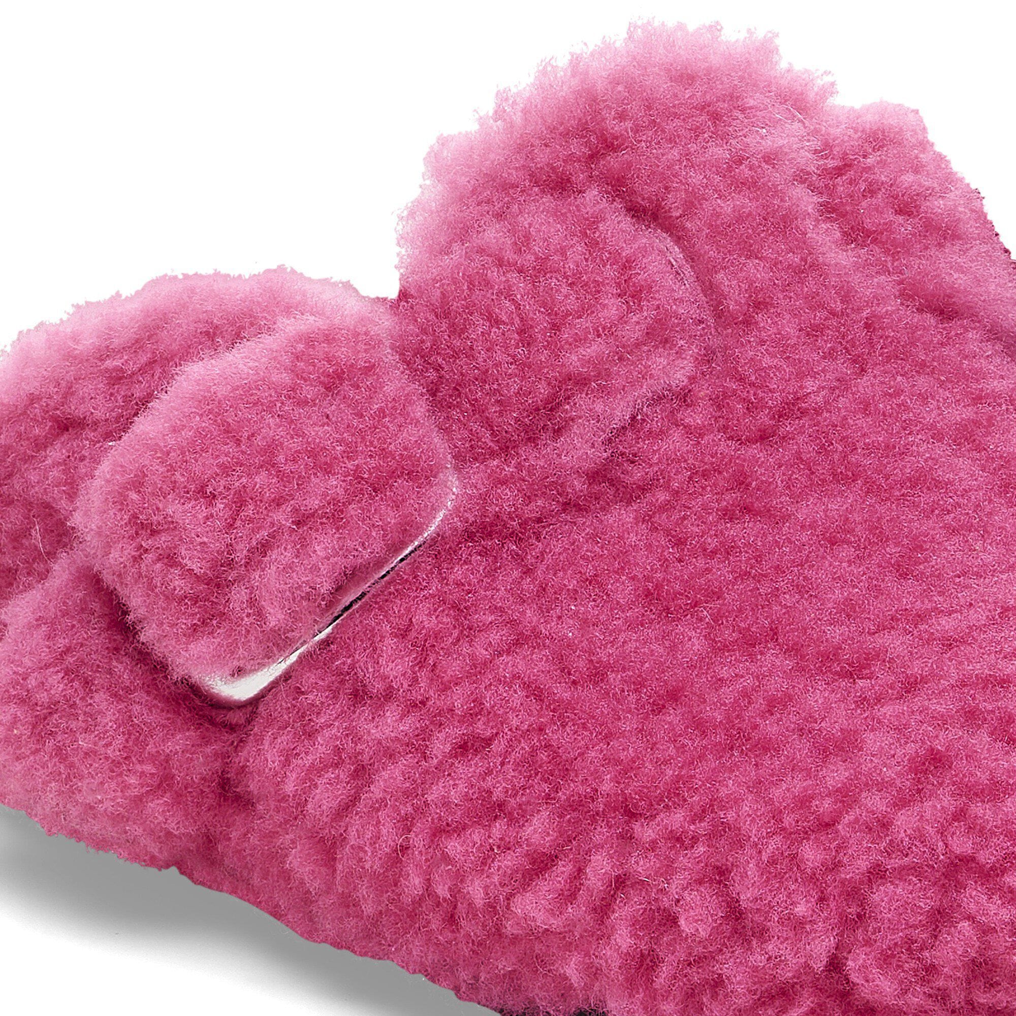 Boston Big Buckle Shearling Fuchsia Tulip