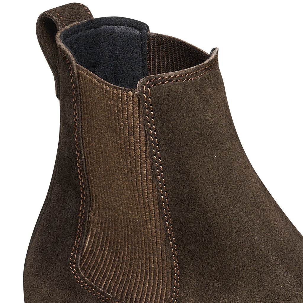 Highwood Slip On Women Suede Leather Mocha