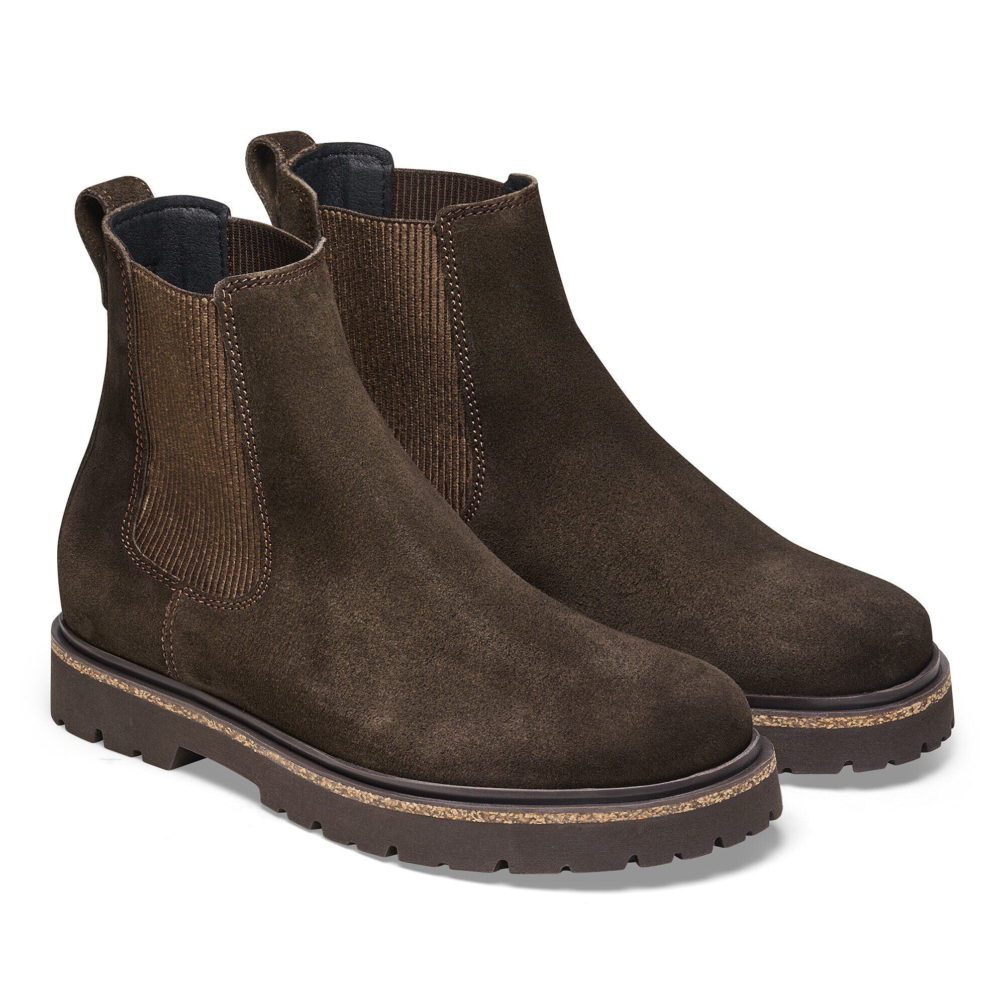 Highwood Slip On Women Suede Leather Mocha
