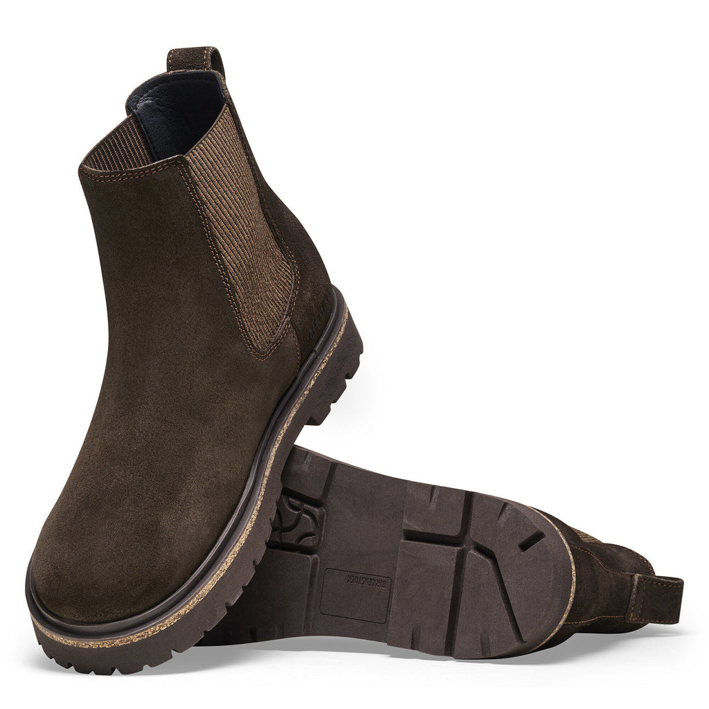Highwood Slip On Women Suede Leather Mocha