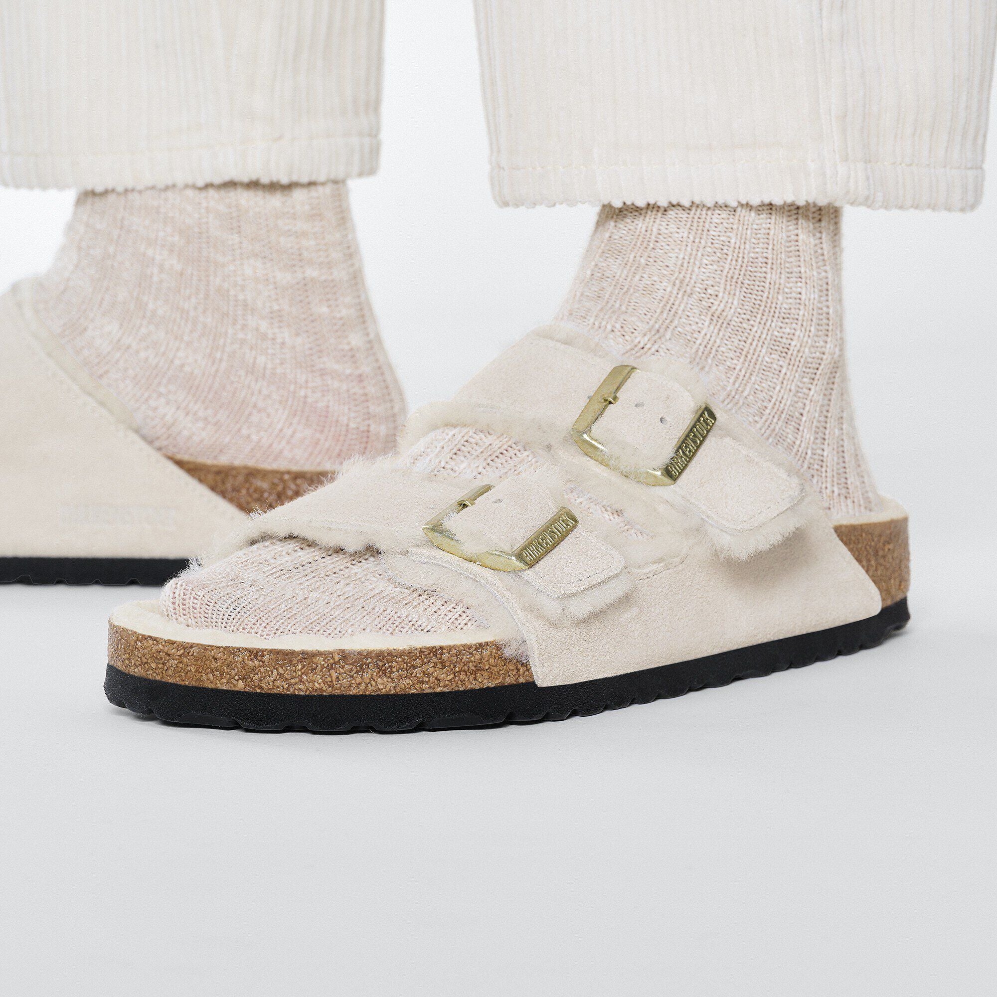 Arizona Shearling Suede Leather/Fur