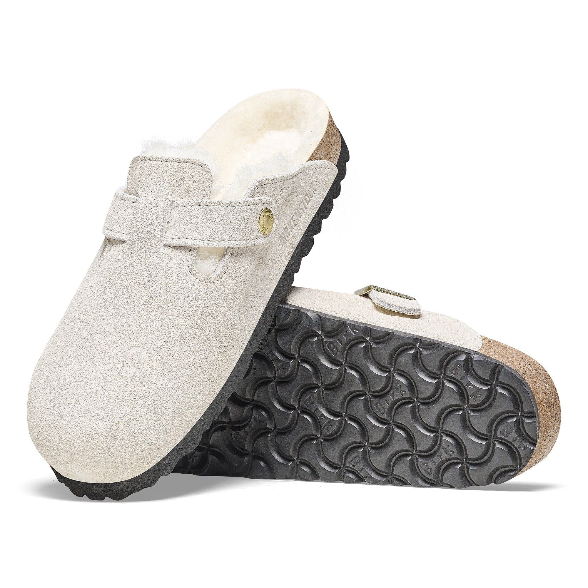 Boston Shearling Suede Leather