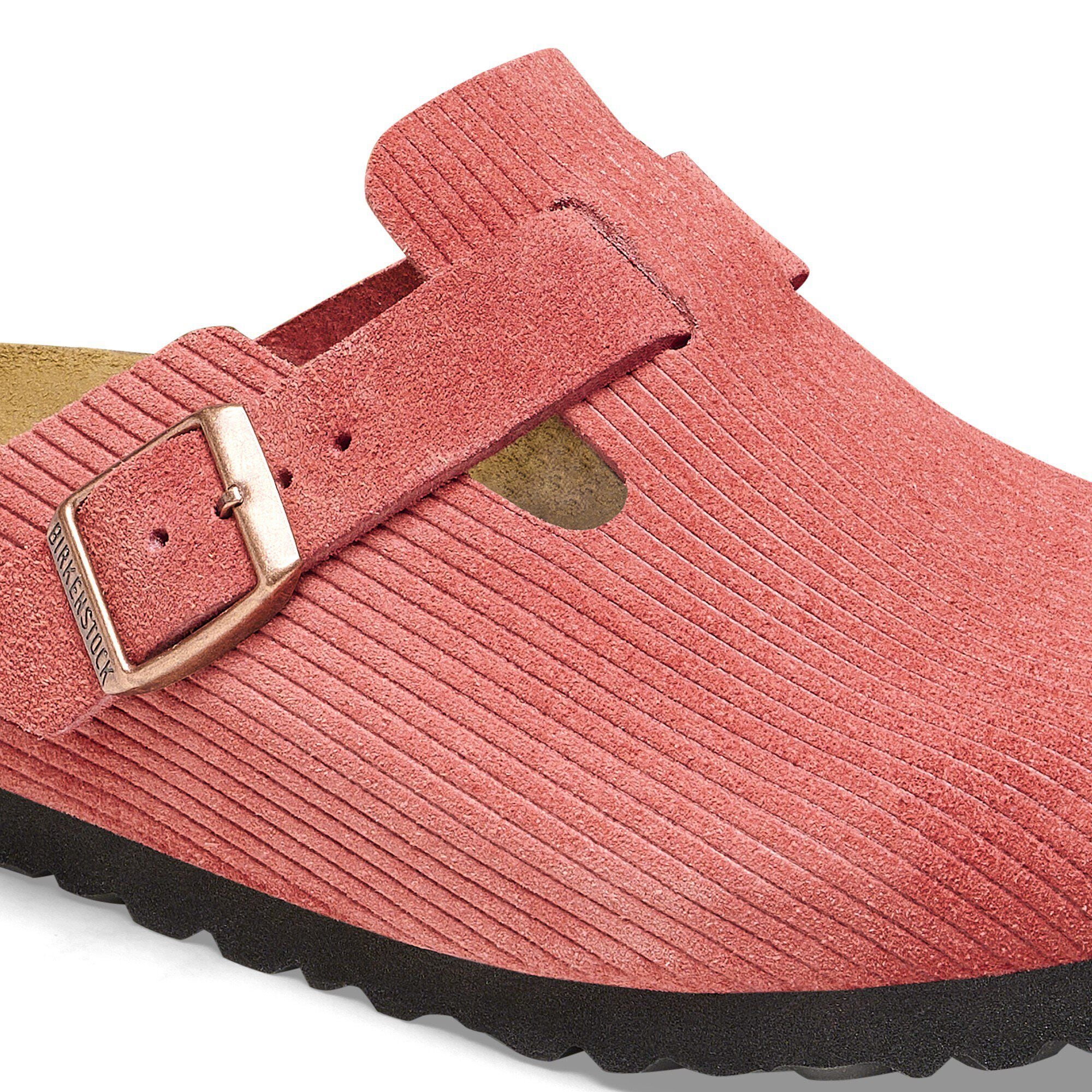 Boston Suede Embossed Corduroy Sienna Red