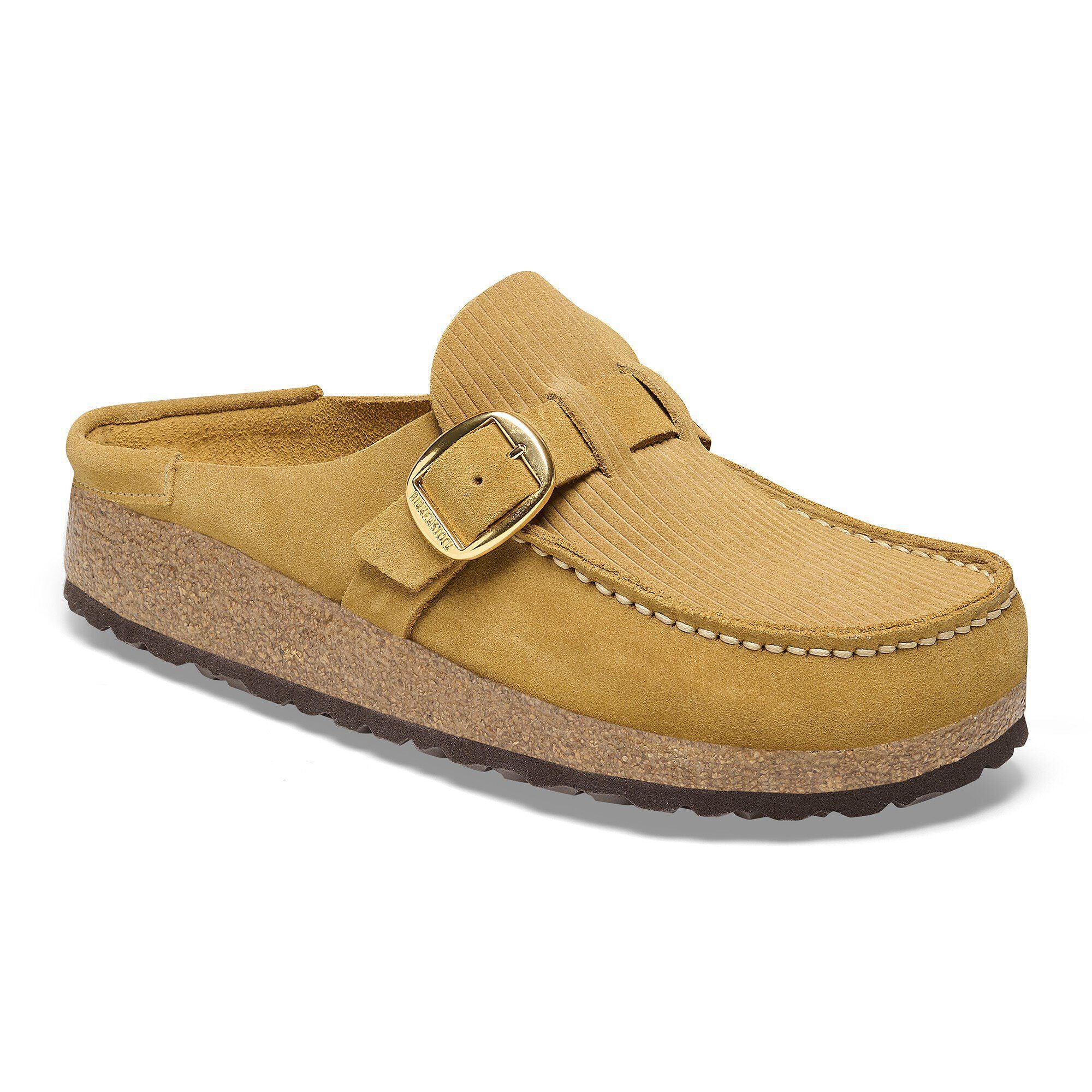 Buckley Suede Embossed Corduroy Cork Brown