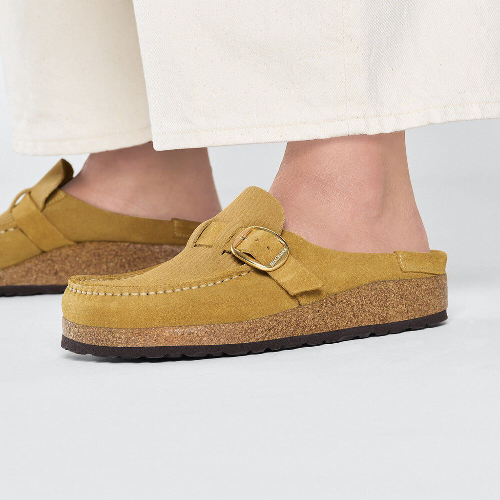 Buckley Suede Embossed Corduroy Cork Brown