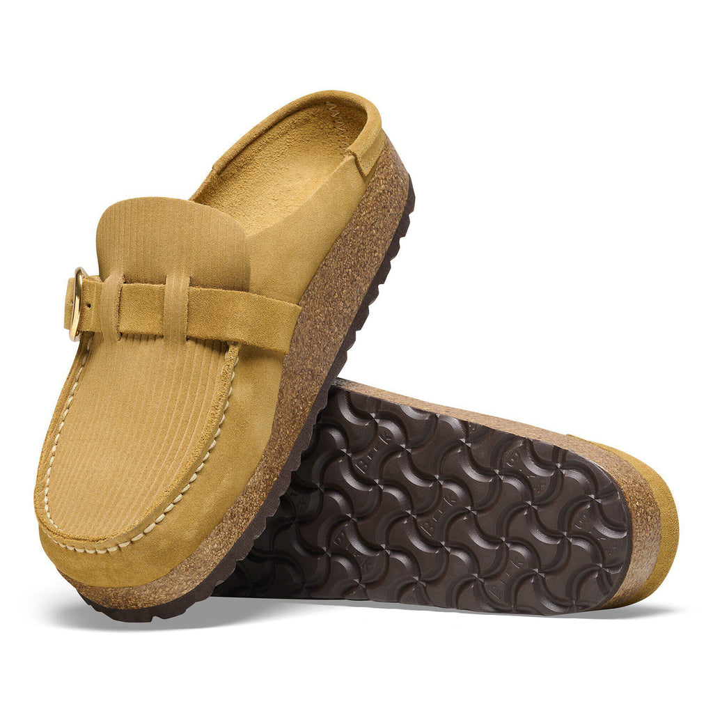Buckley Suede Embossed Corduroy Cork Brown