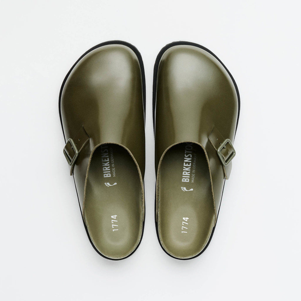 33 Dougal Leather Moss Green