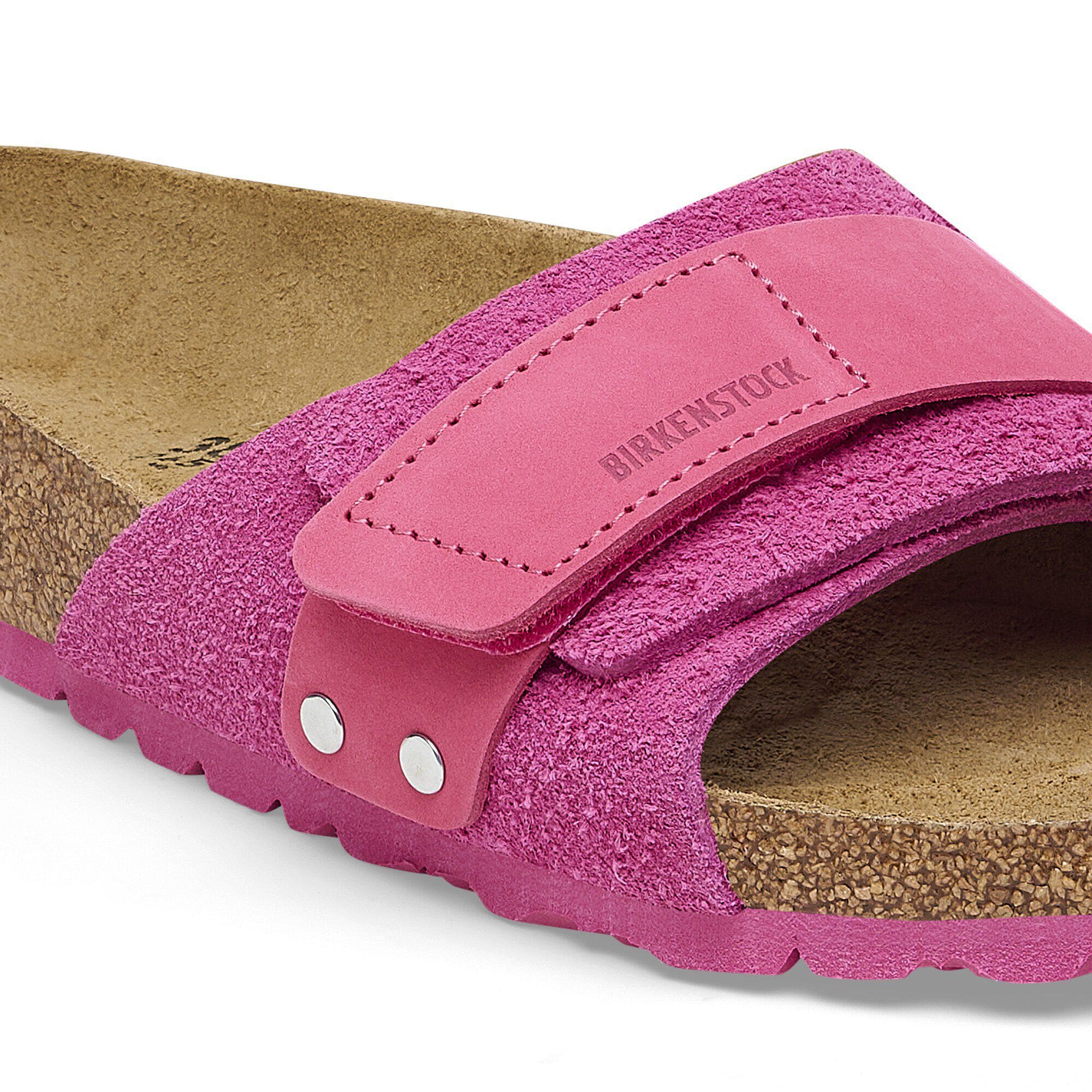 Oita Nubuck-Suede Leather Fuchsia Tulip