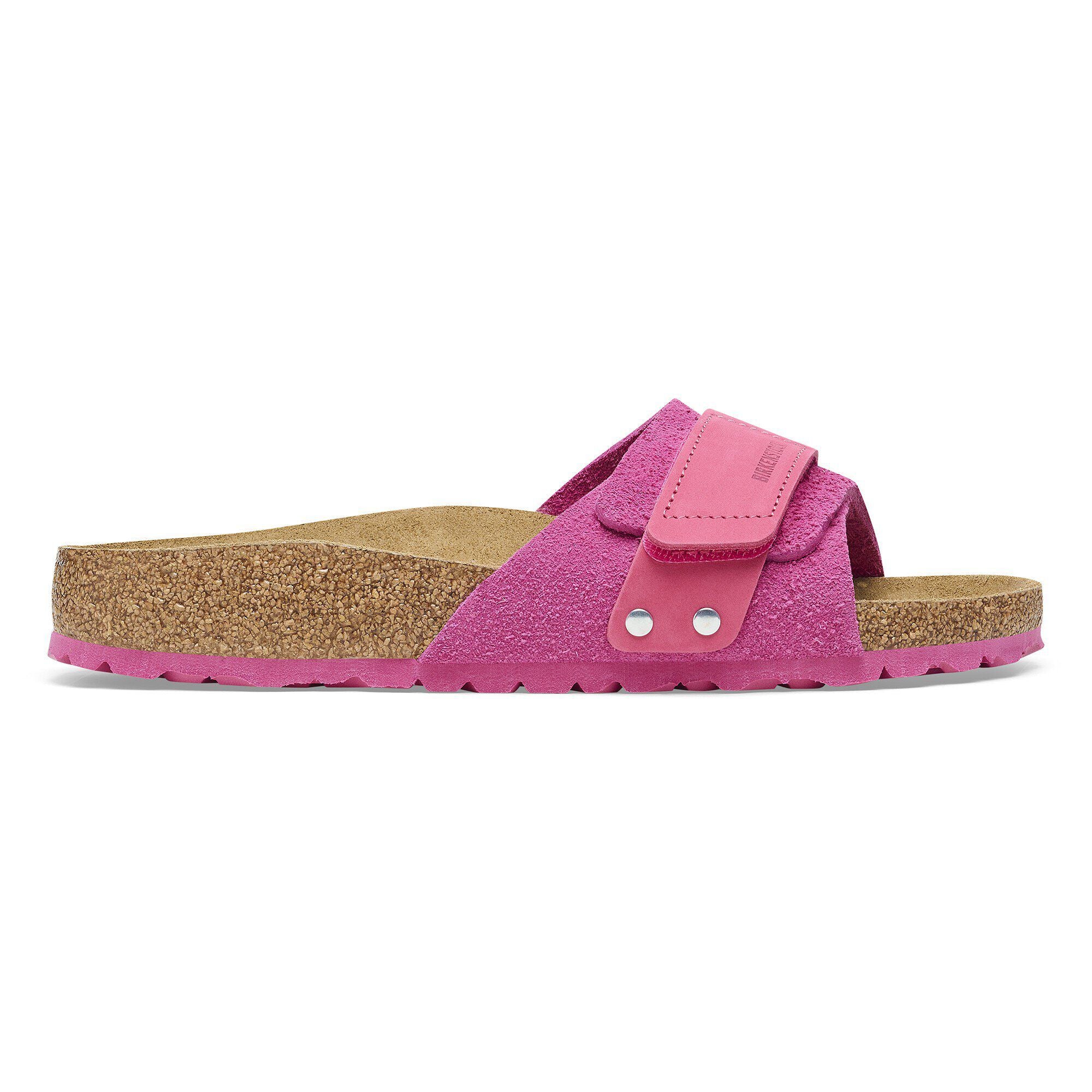 Oita Nubuck-Suede Leather Fuchsia Tulip