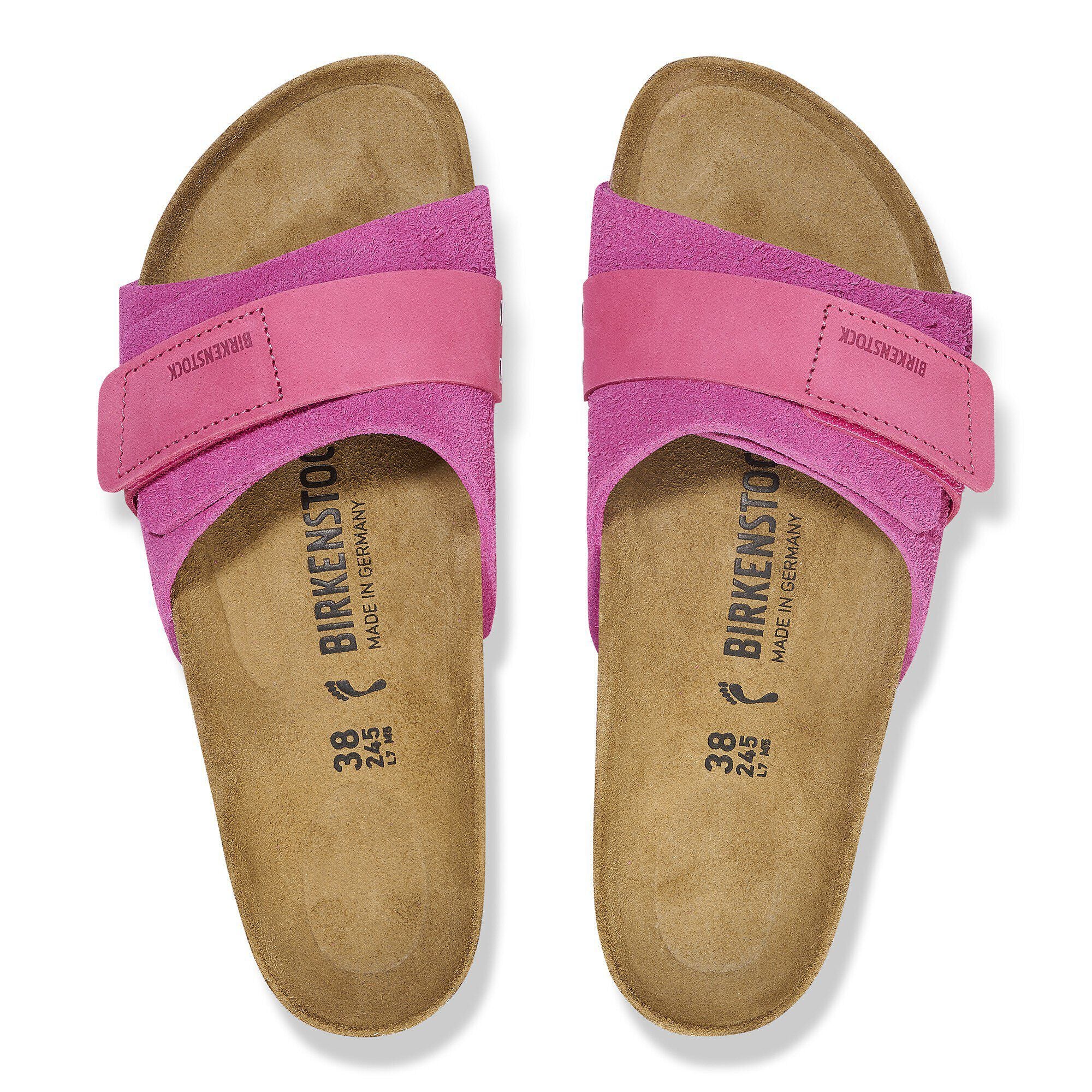 Oita Nubuck-Suede Leather Fuchsia Tulip