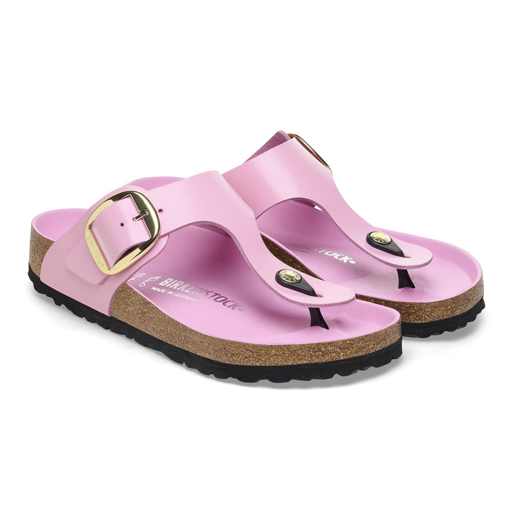 Gizeh Big Buckle Natural Leather Patent