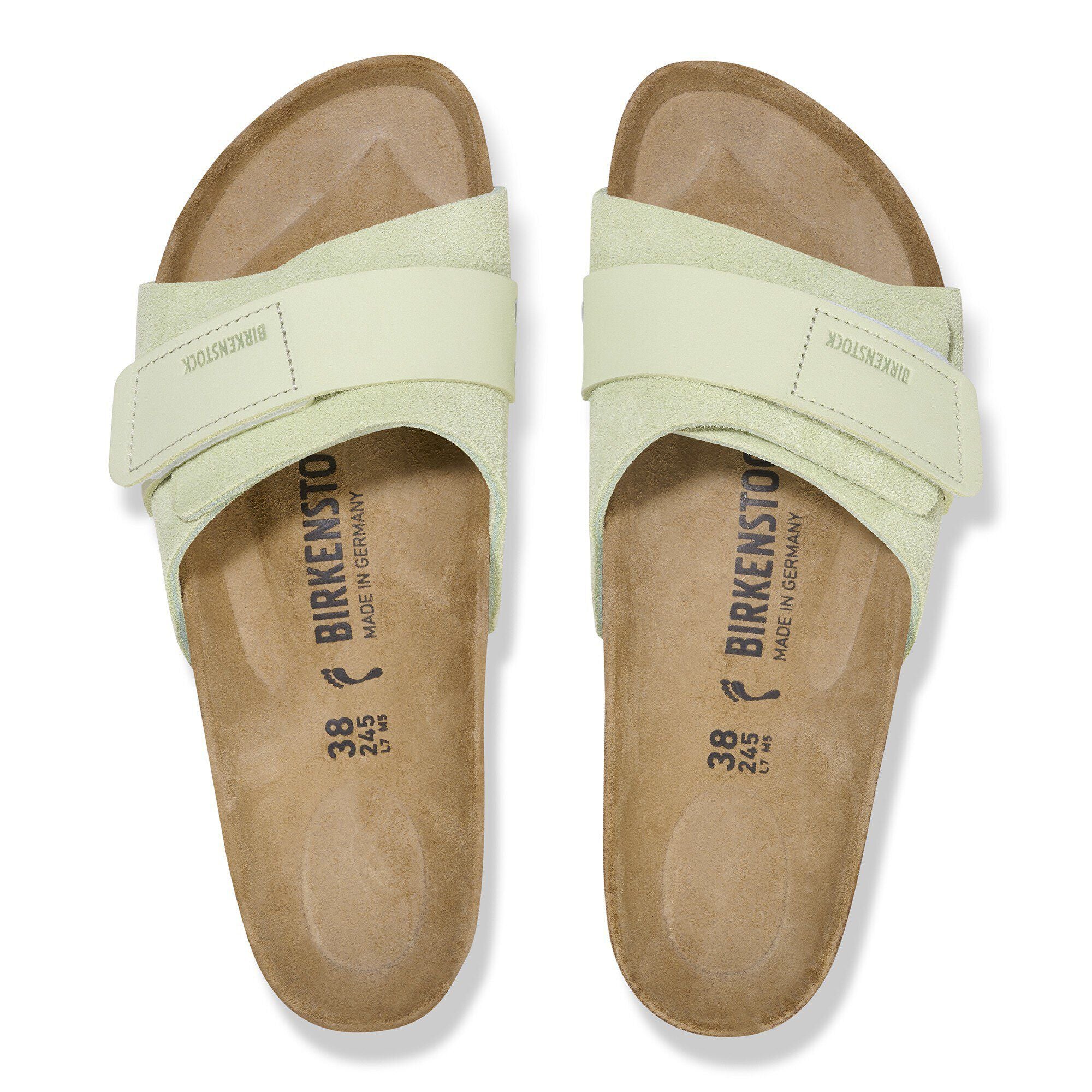 Oita Nubuck-Suede Leather Faded Lime