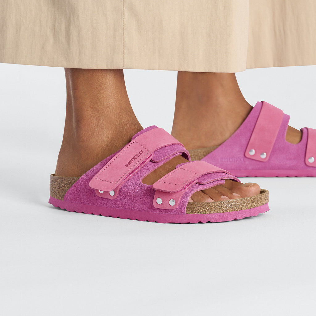Uji Nubuck-Suede Leather Fuchsia Tulip