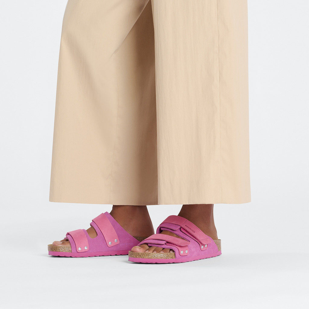 Uji Nubuck-Suede Leather Fuchsia Tulip