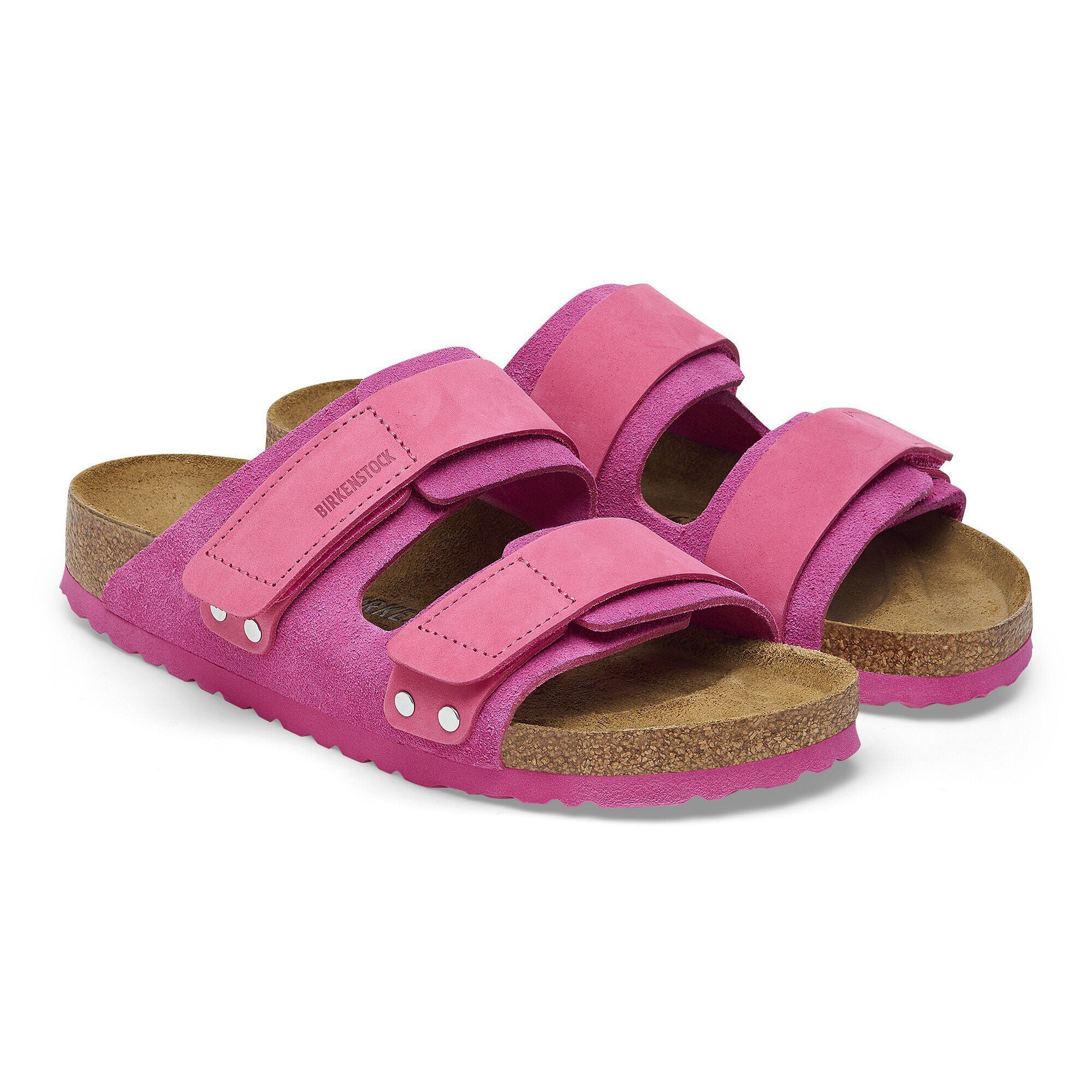 Uji Nubuck-Suede Leather Fuchsia Tulip