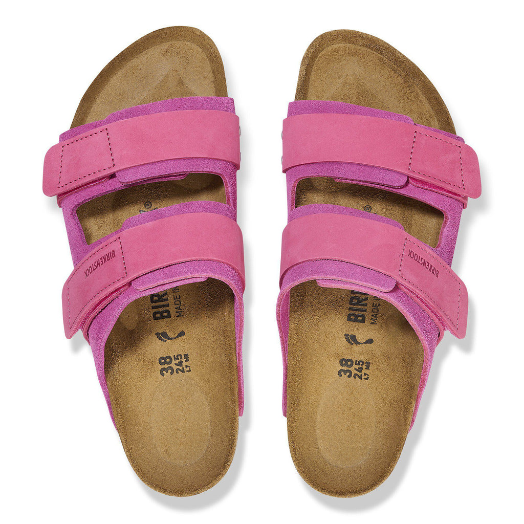 Uji Nubuck-Suede Leather Fuchsia Tulip