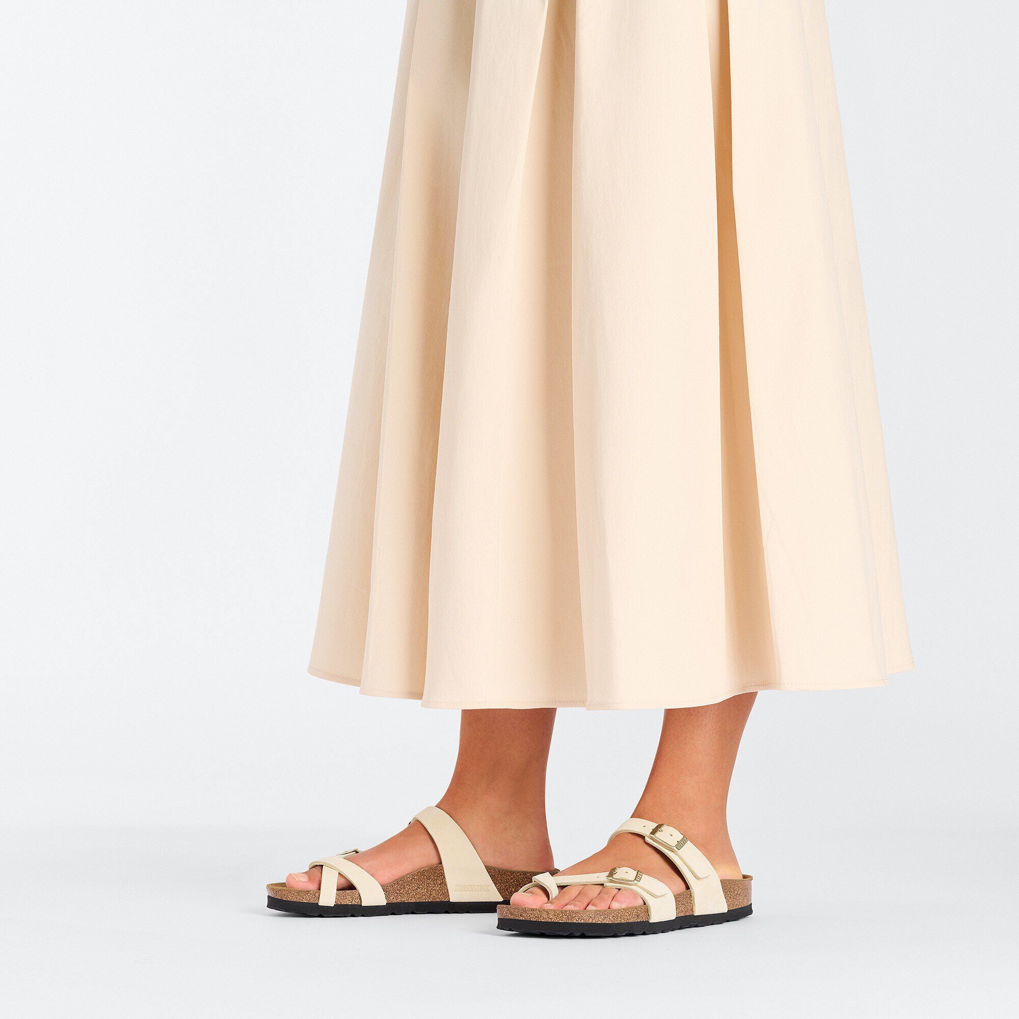 Mayari Nubuck Leather Ecru