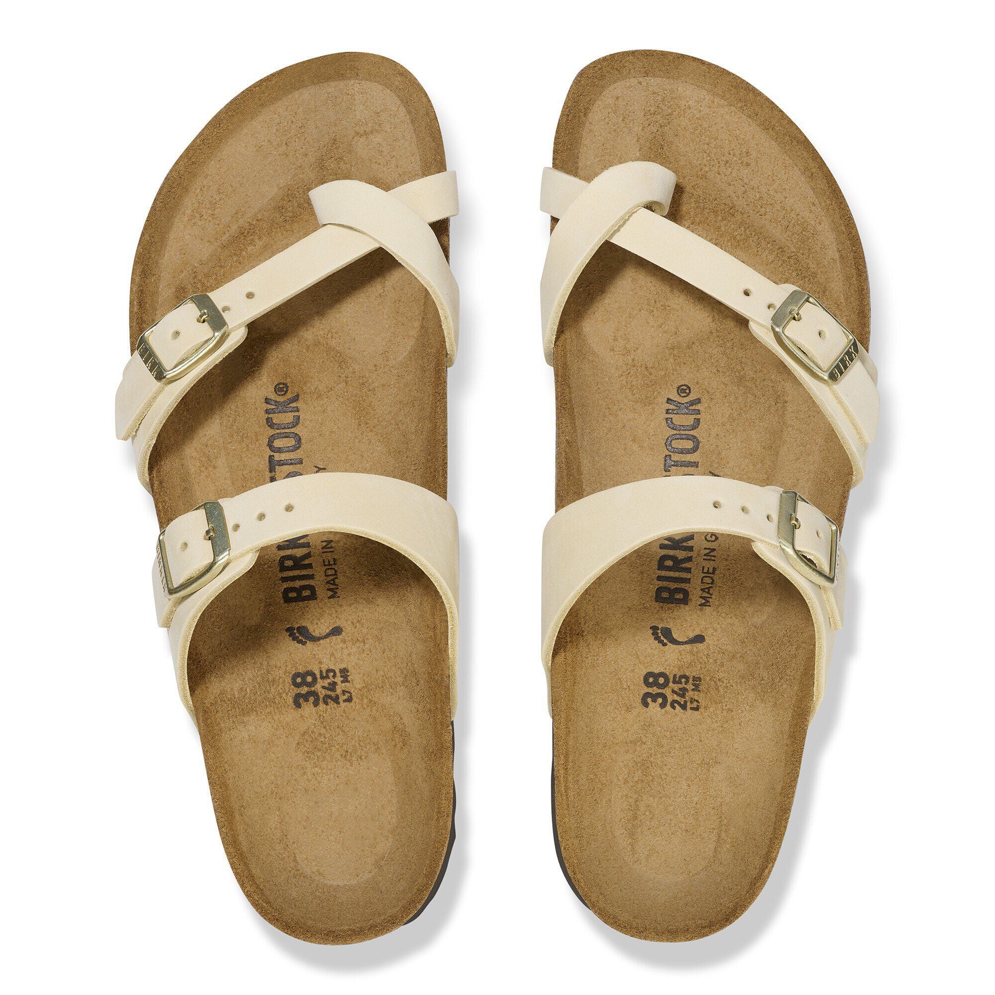 Mayari Nubuck Leather Ecru