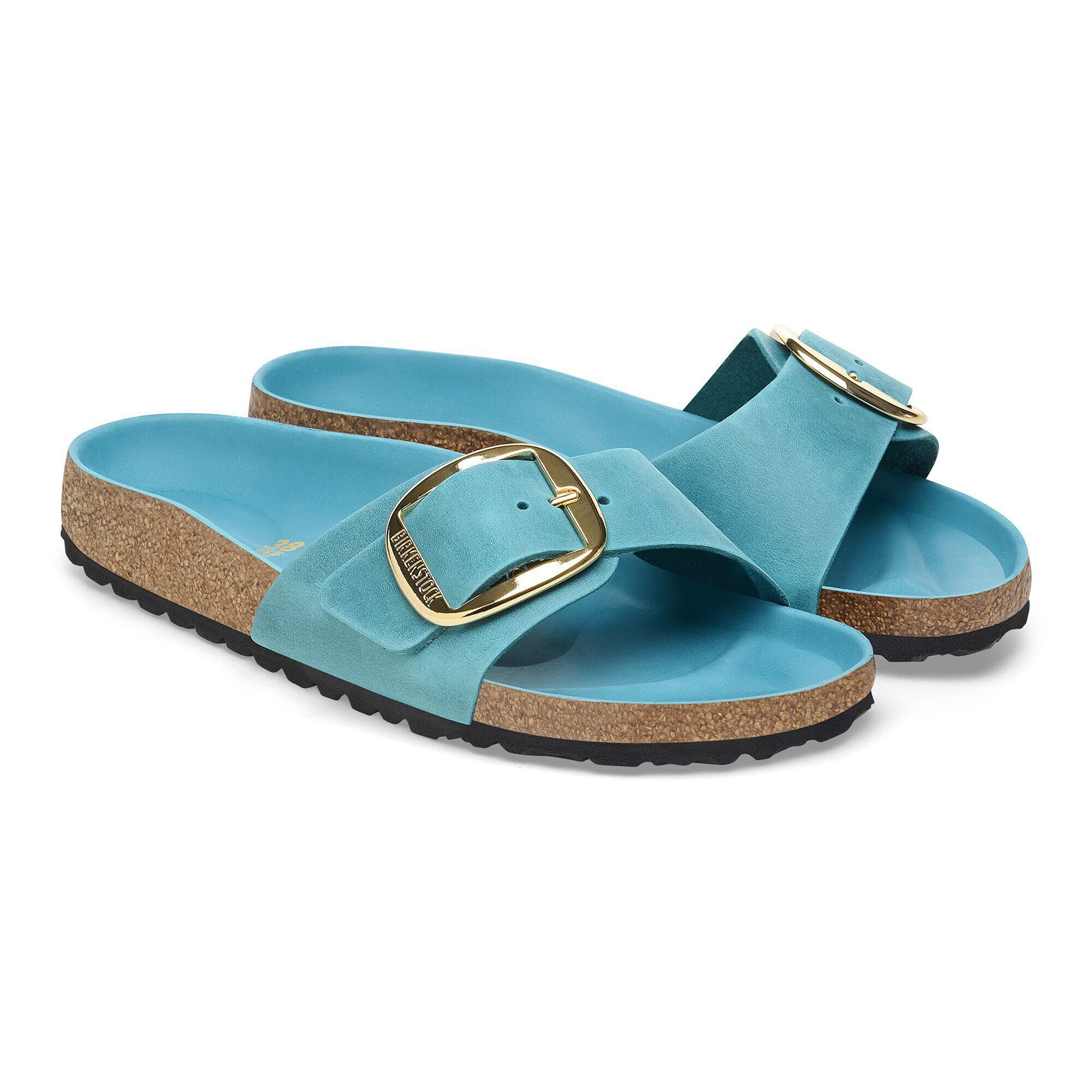 Madrid Big Buckle Natural Leather Oiled
