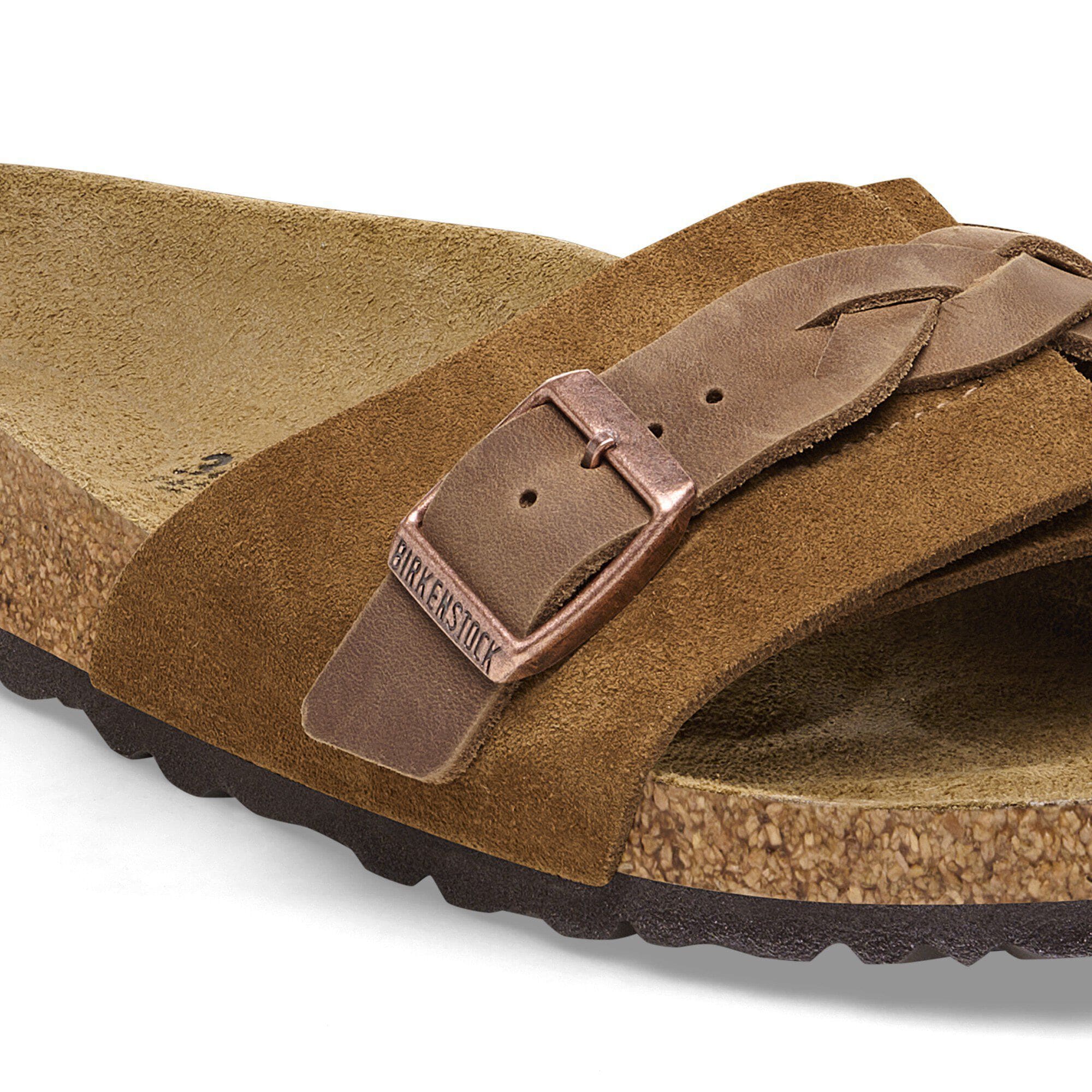Oita Braided Suede Leather Mink