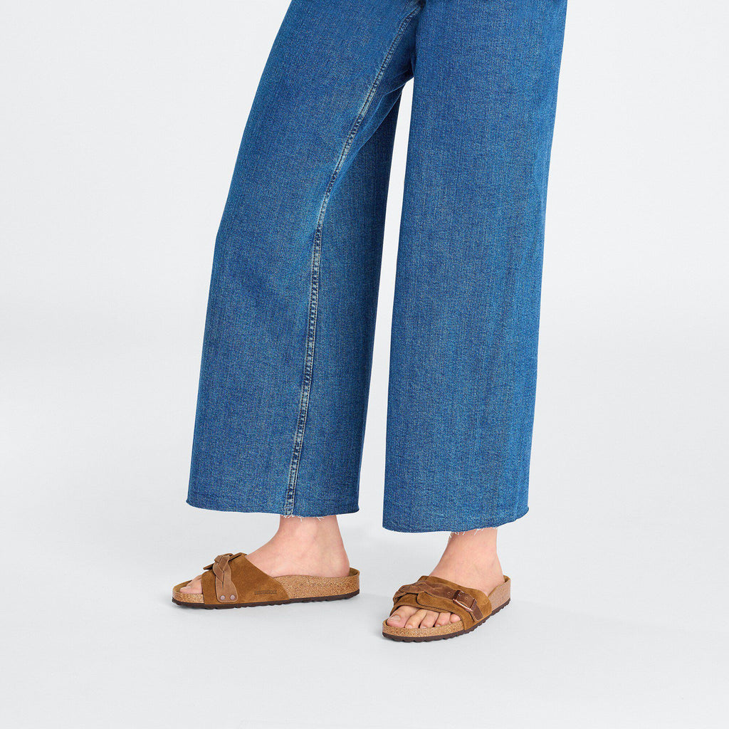 Oita Braided Suede Leather Mink