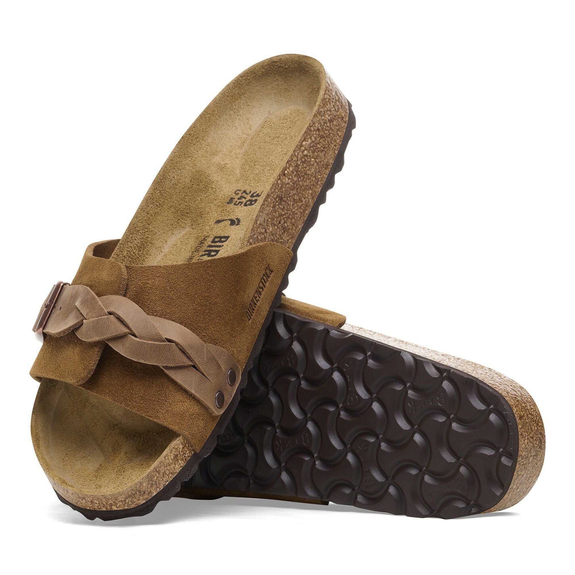 Oita Braided Suede Leather Mink
