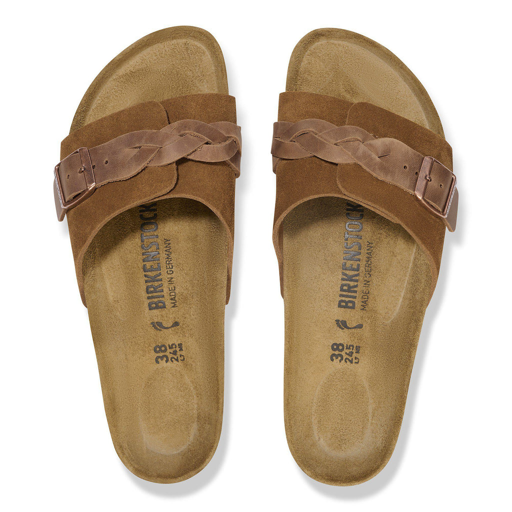 Oita Braided Suede Leather Mink