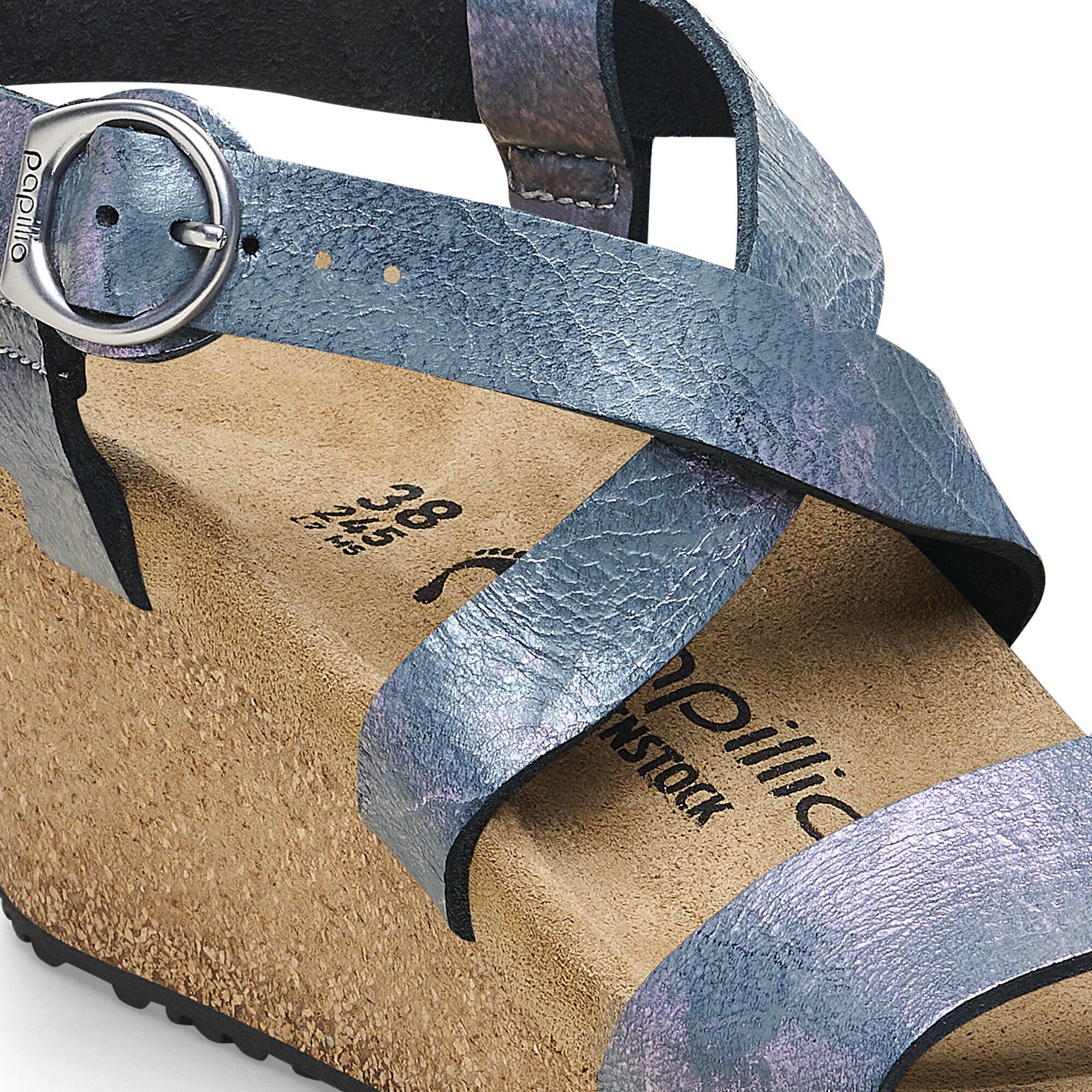 Sibyl Ring-Buckle Nubuck Leather