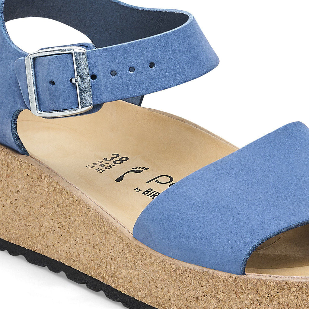 Glenda Nubuck Leather Elemental Blue