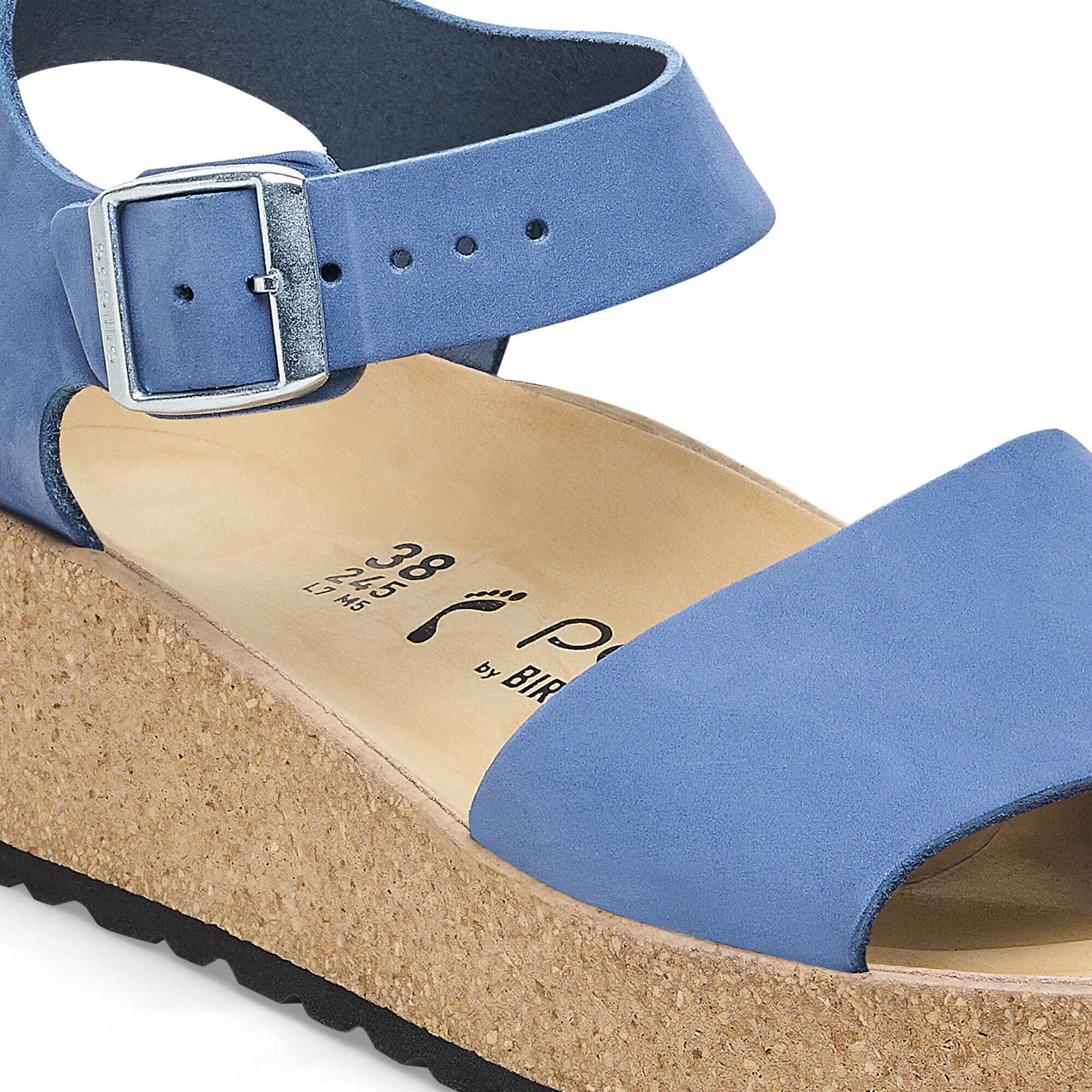 Glenda Nubuck Leather Elemental Blue