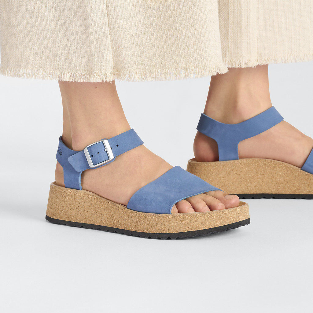 Glenda Nubuck Leather Elemental Blue