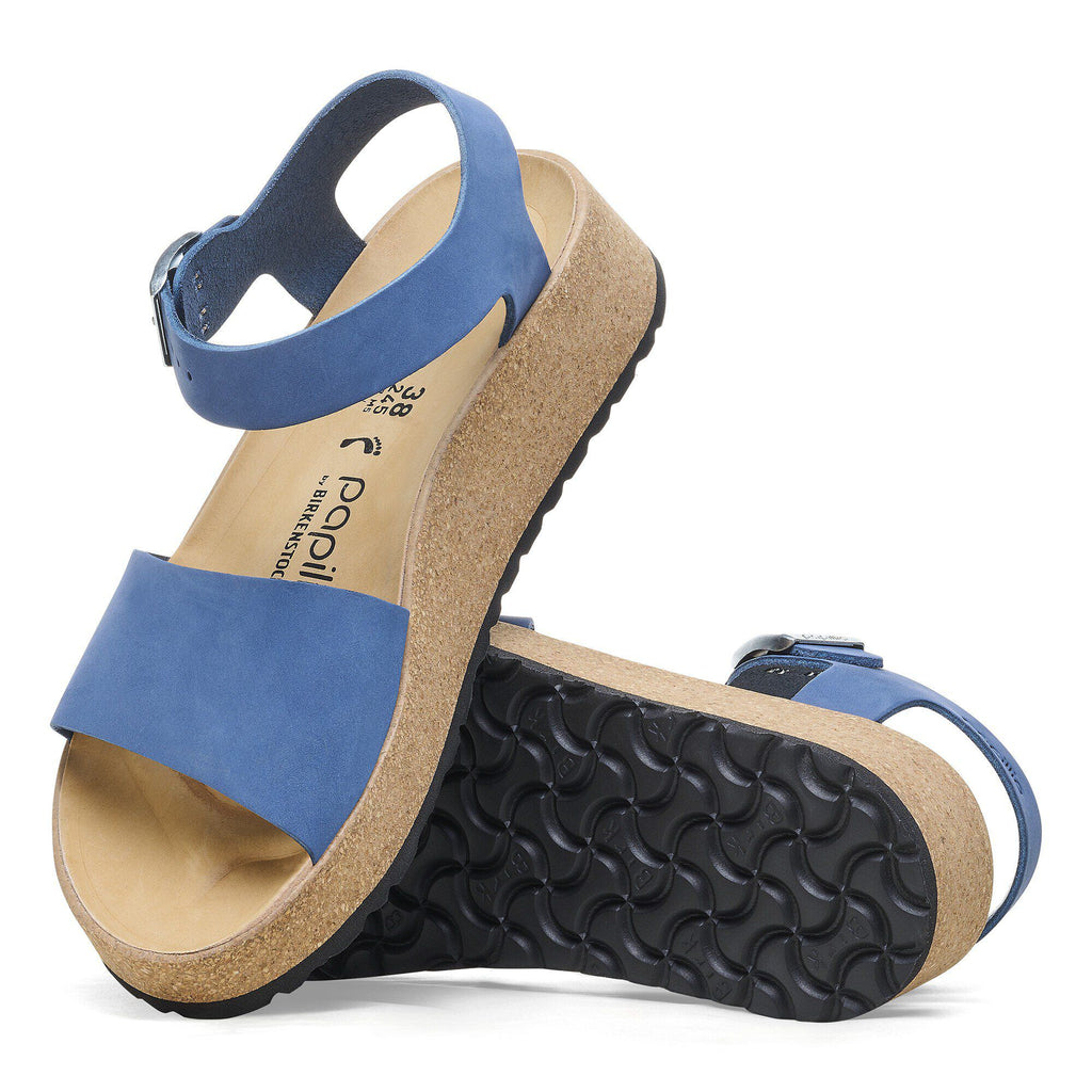 Glenda Nubuck Leather Elemental Blue