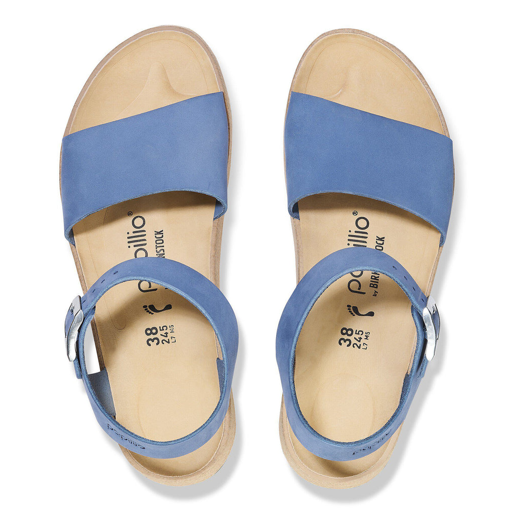 Glenda Nubuck Leather Elemental Blue