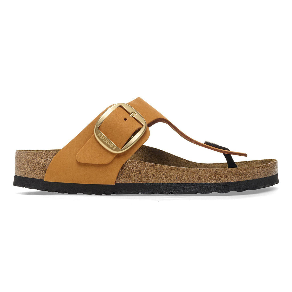 Gizeh Big Buckle Nubuck Leather Burnt Orange