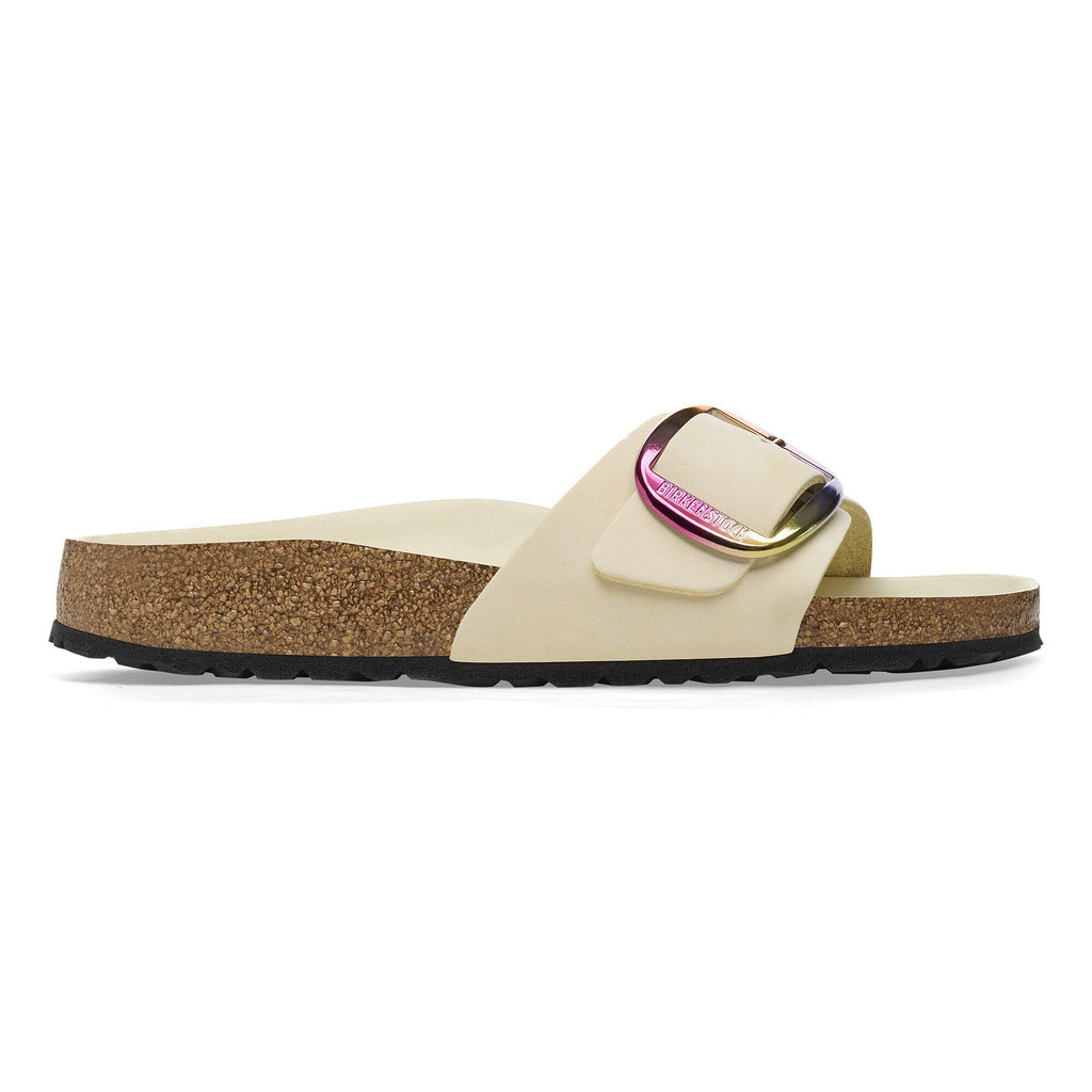 Madrid Big Buckle Natural Leather Nubuck