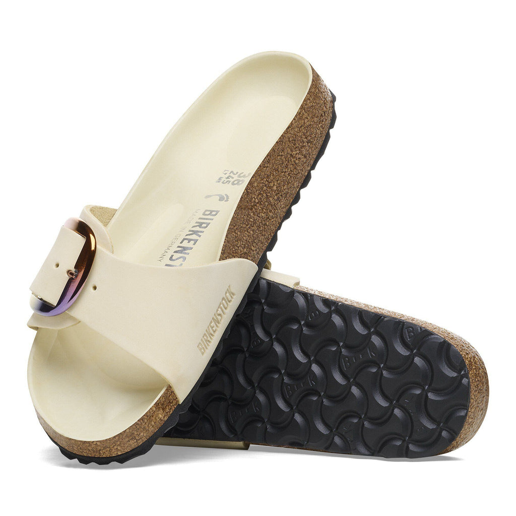 Madrid Big Buckle Natural Leather Nubuck