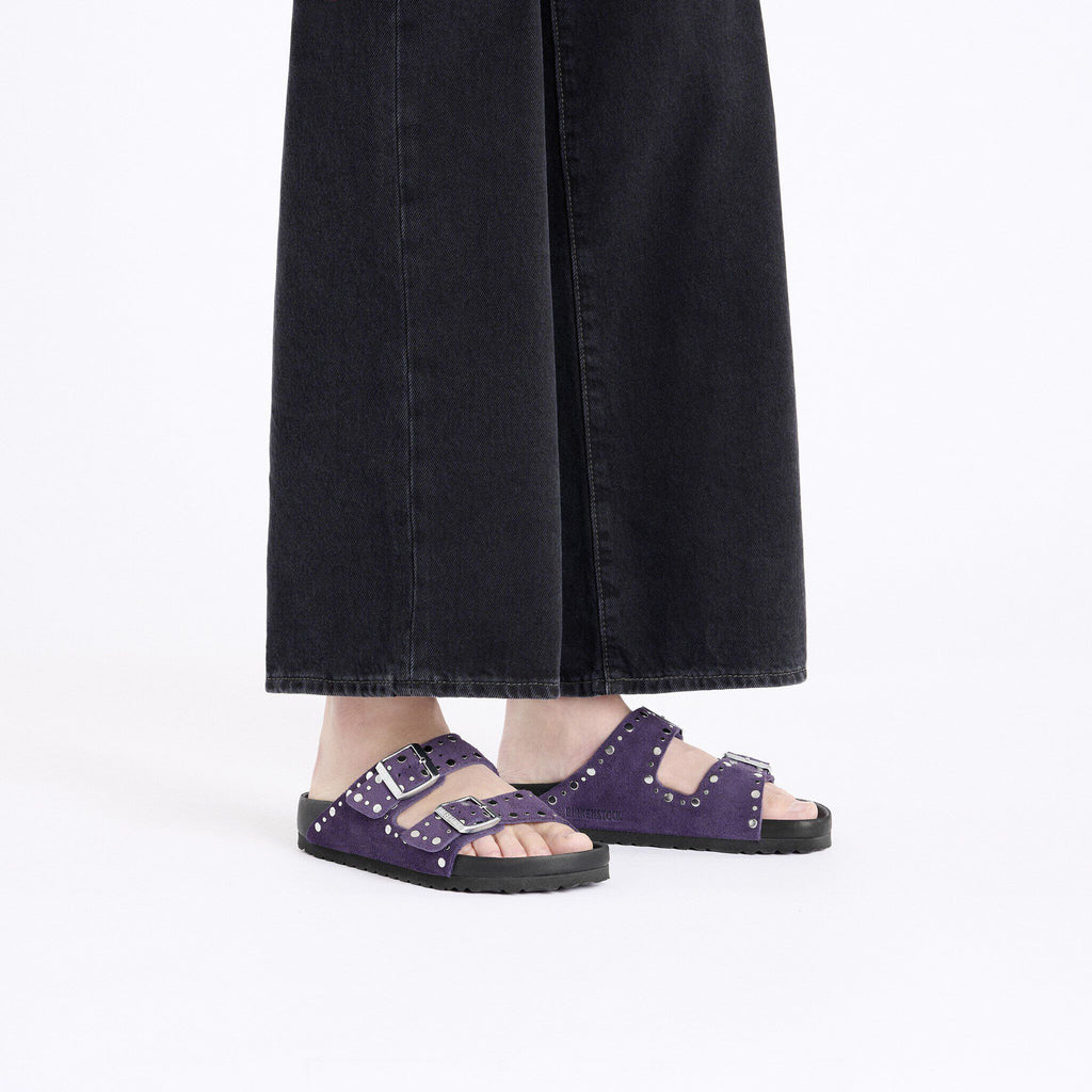 Arizona Rivets Suede Leather Acai