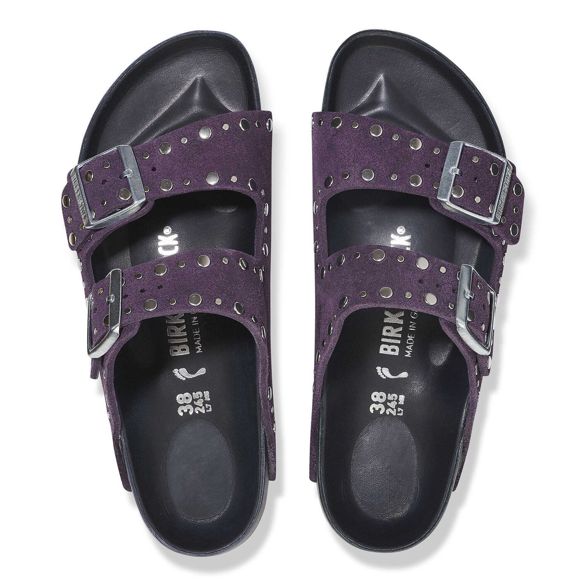 Arizona Rivets Suede Leather Acai