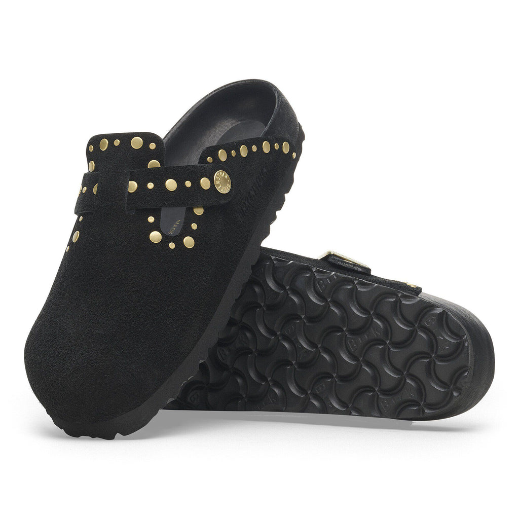 Boston Rivet Suede Leather