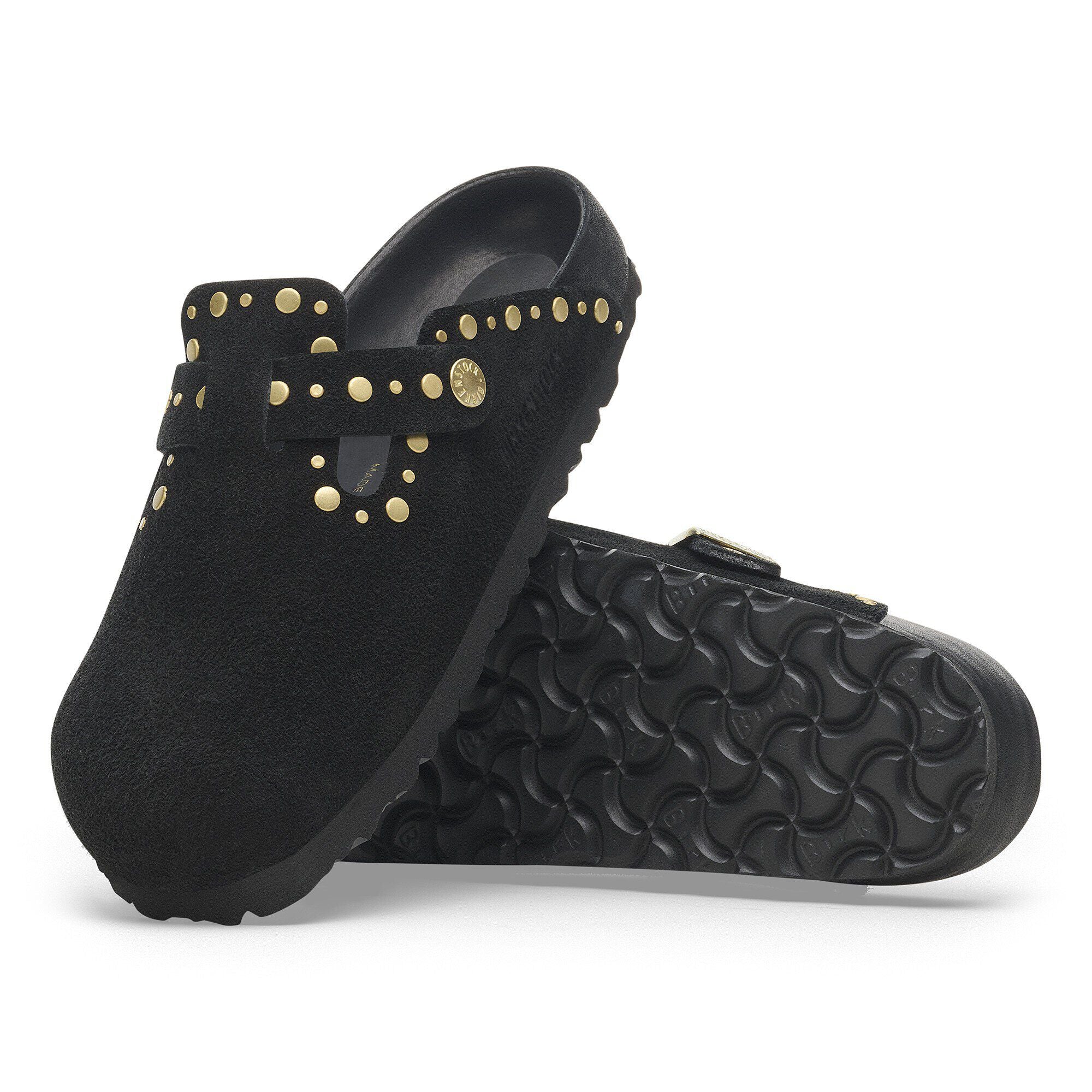 Boston Rivet Suede Leather