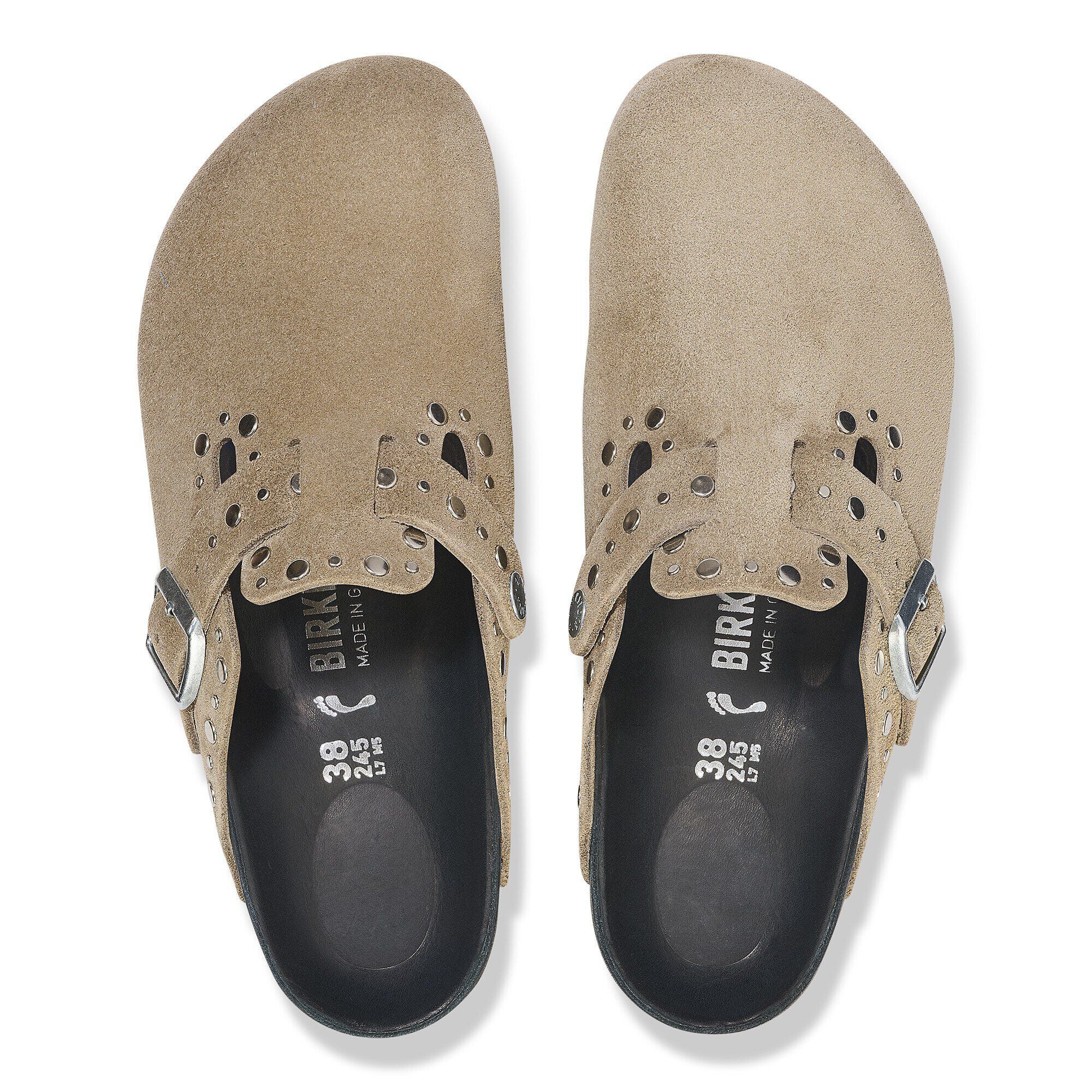 Boston Rivet Suede Leather