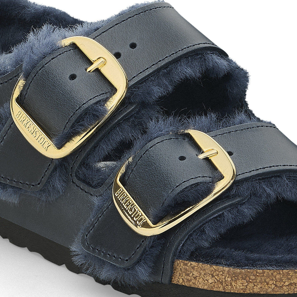 Milano Big Buckle Shearling Natural Leather Oiled