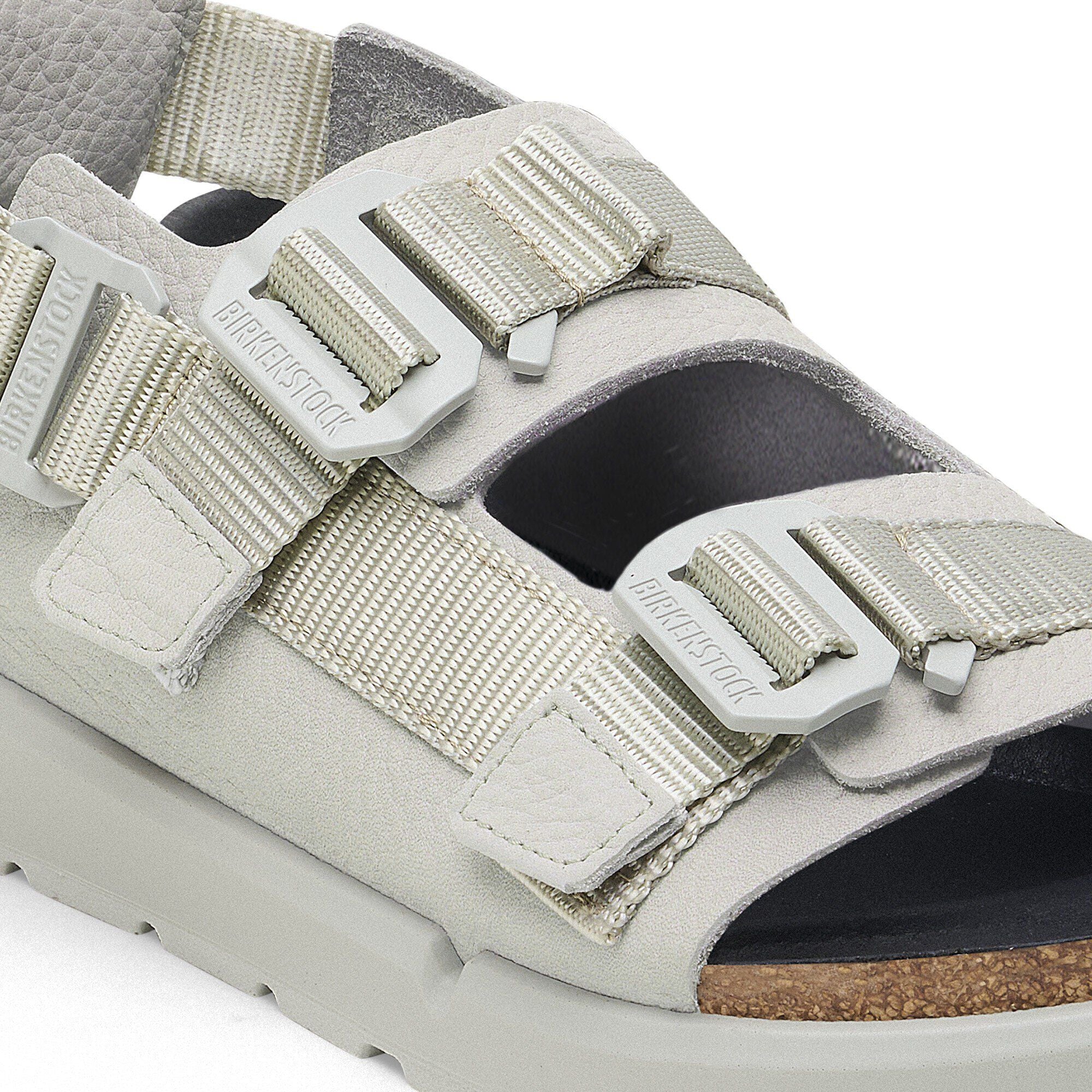 Shinjuku Leather-Textile Mineral Gray