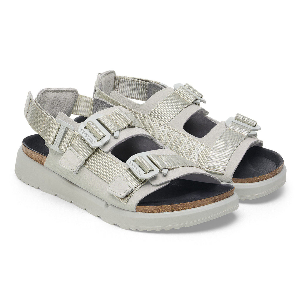 Shinjuku Leather-Textile Mineral Gray