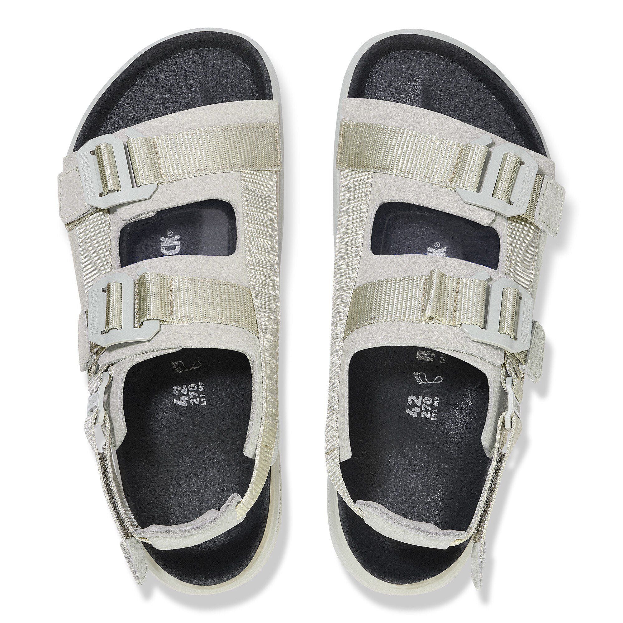 Shinjuku Leather-Textile Mineral Gray