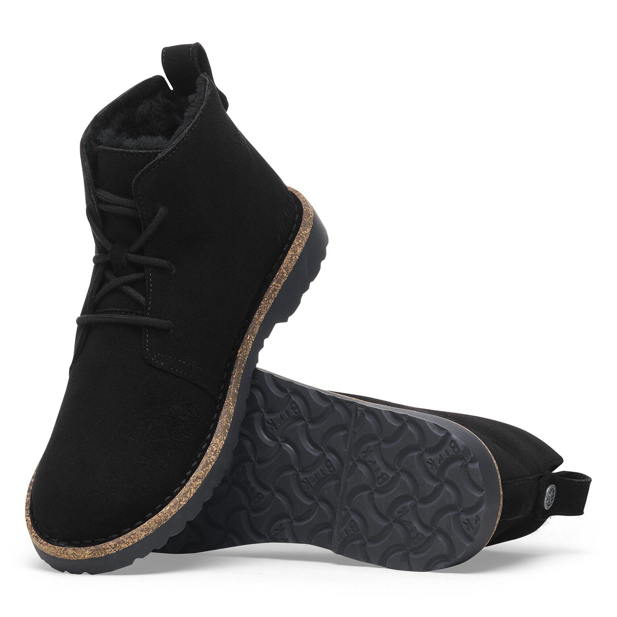 Uppsala Mid Shearling Suede Leather