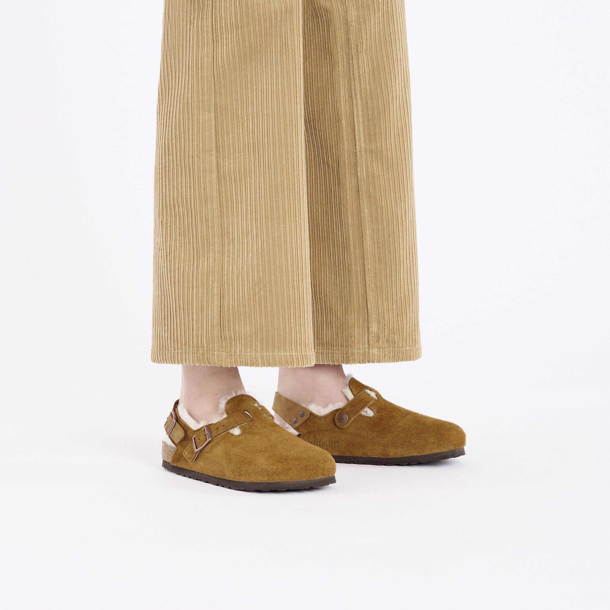 Tokio Shearling Suede Leather
