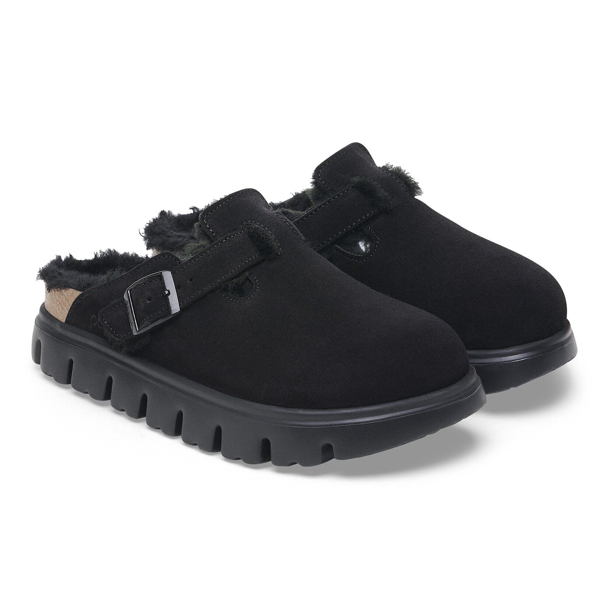 Boston PAP Chunky Shearling Suede Leather